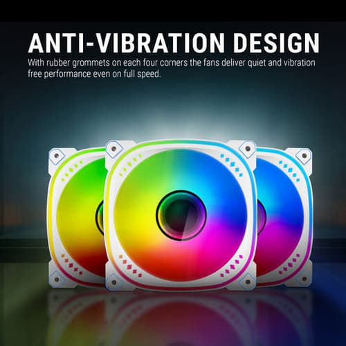 Ant Esports Spectraflow ARGB White Cabinet Fan (Triple Pack)
